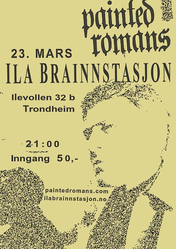 Painted Romans concert poster